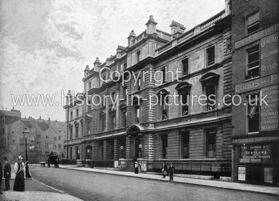 Bow Street Police Station and Court, Bow Street, Covent Garden, London. c.1890's